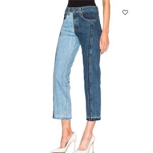 rag and bone two tone jeans